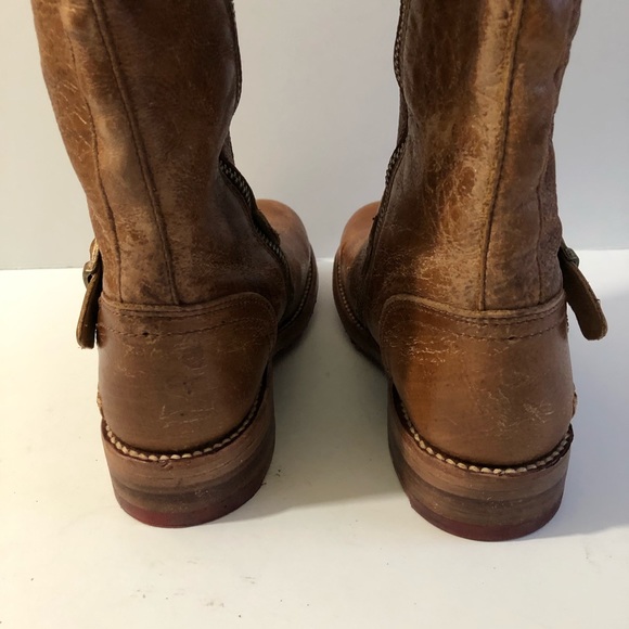 NWT BedStu Leather Gayle Tall Boot Brown 6.5 - Picture 9 of 13